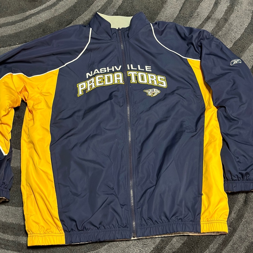 Vintage Reebok Nashville Predators Puffer Jacket
